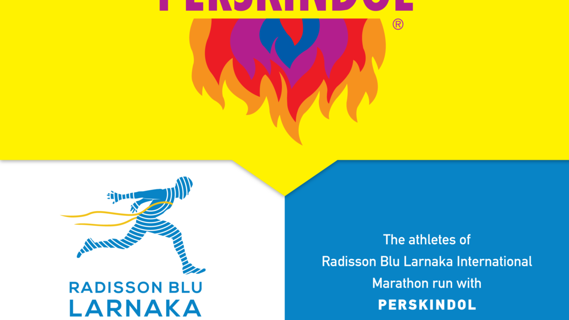 Perskindol beside Radisson Blu Larnaka International Marathon