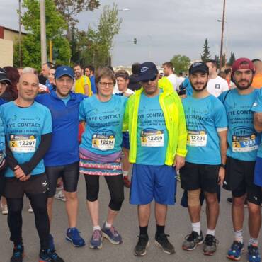A fantastic group of blind runners from Israel will take part at the 5th Radisson Blu Larnaka International Marathon
